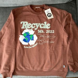 Brand New with Tags - limited edition Madhappy Earth Day sweatshirt